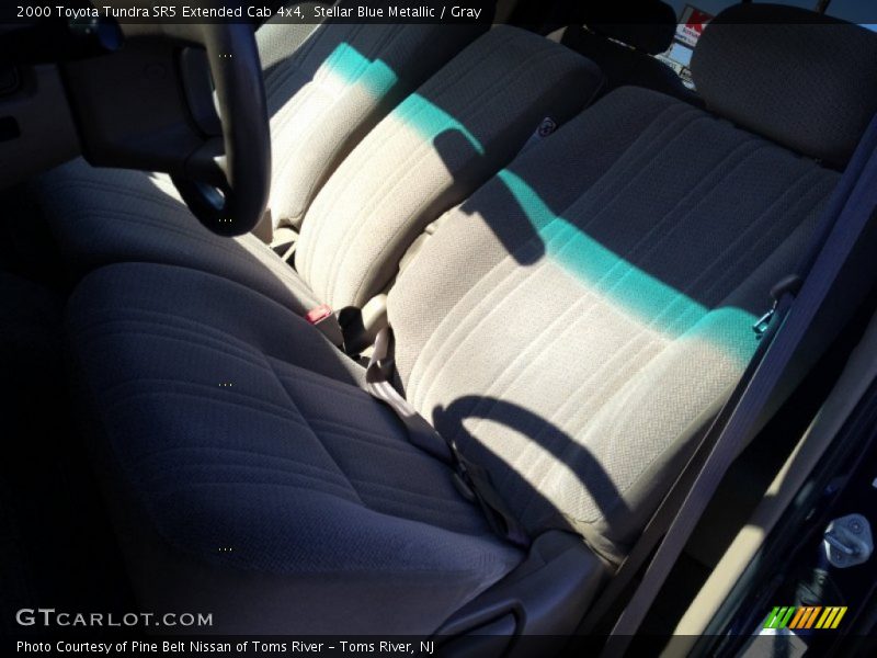 Stellar Blue Metallic / Gray 2000 Toyota Tundra SR5 Extended Cab 4x4