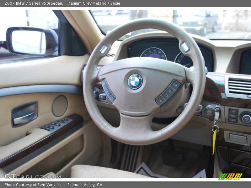  2007 7 Series 750i Sedan Steering Wheel