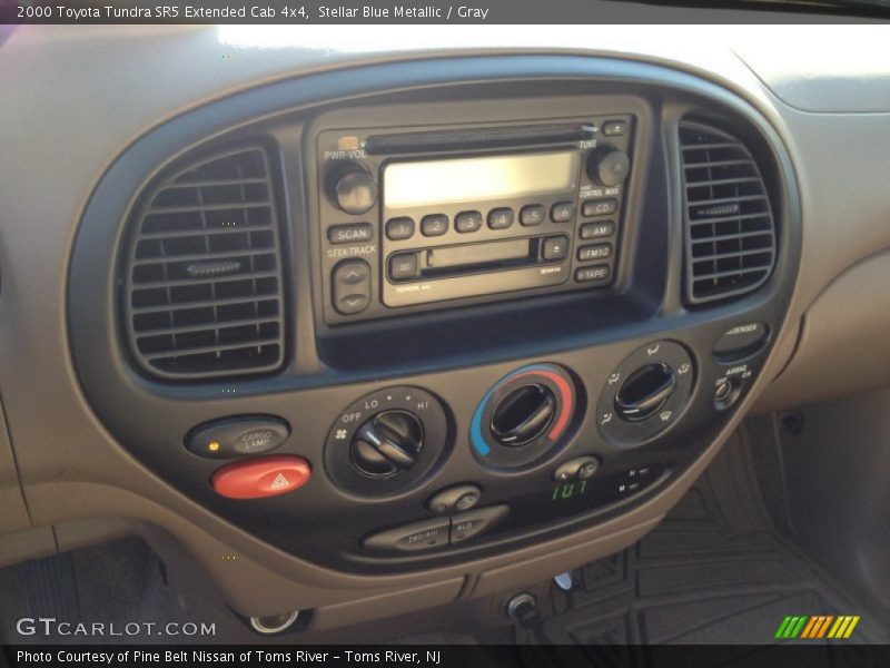 Stellar Blue Metallic / Gray 2000 Toyota Tundra SR5 Extended Cab 4x4