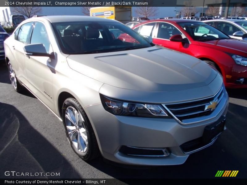 Champagne Silver Metallic / Jet Black/Dark Titanium 2014 Chevrolet Impala LT