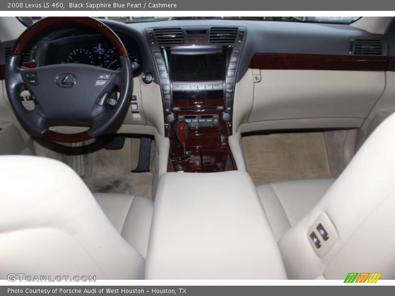 Black Sapphire Blue Pearl / Cashmere 2008 Lexus LS 460