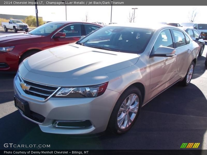 Champagne Silver Metallic / Jet Black/Dark Titanium 2014 Chevrolet Impala LT