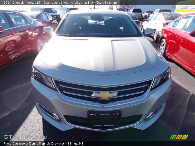Champagne Silver Metallic / Jet Black/Dark Titanium 2014 Chevrolet Impala LT