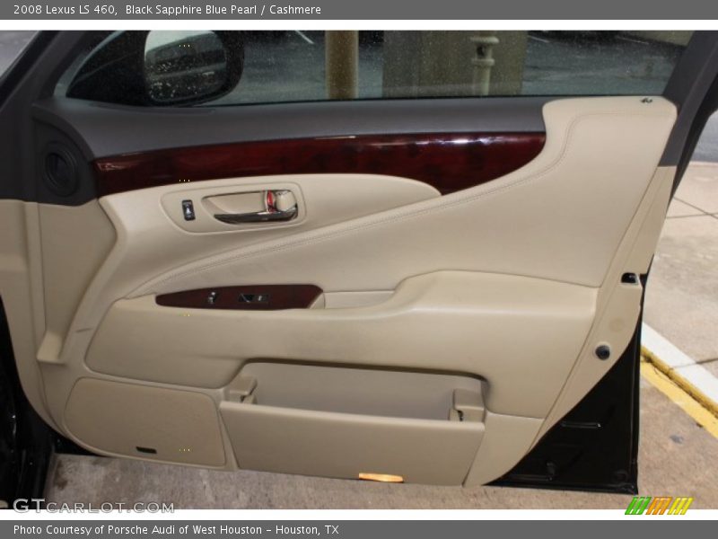 Black Sapphire Blue Pearl / Cashmere 2008 Lexus LS 460