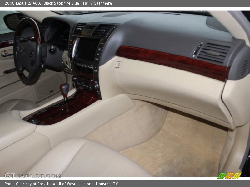 Black Sapphire Blue Pearl / Cashmere 2008 Lexus LS 460