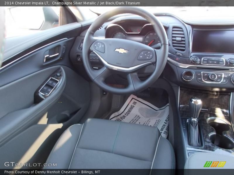 Champagne Silver Metallic / Jet Black/Dark Titanium 2014 Chevrolet Impala LT