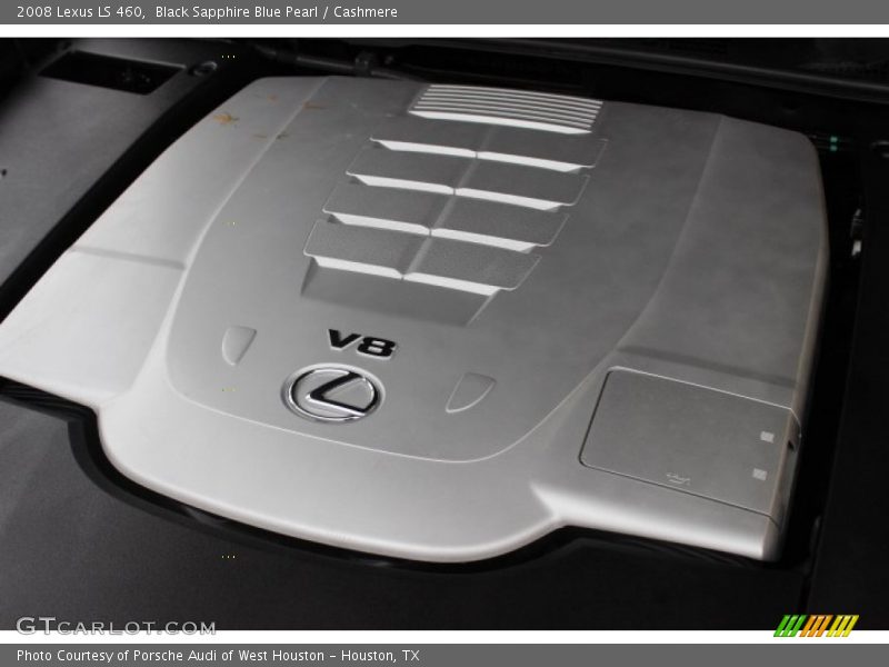 Black Sapphire Blue Pearl / Cashmere 2008 Lexus LS 460
