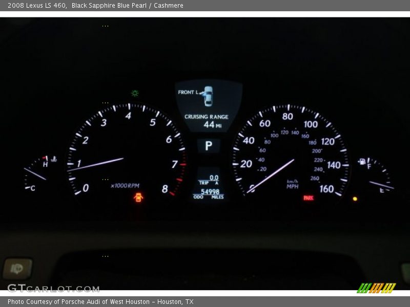 Black Sapphire Blue Pearl / Cashmere 2008 Lexus LS 460
