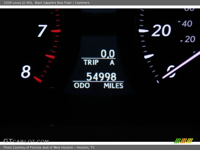 Black Sapphire Blue Pearl / Cashmere 2008 Lexus LS 460