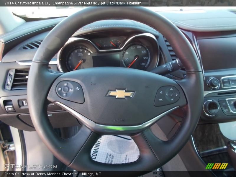 Champagne Silver Metallic / Jet Black/Dark Titanium 2014 Chevrolet Impala LT