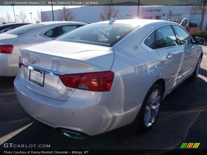 White Diamond Tricoat / Jet Black 2014 Chevrolet Impala LTZ