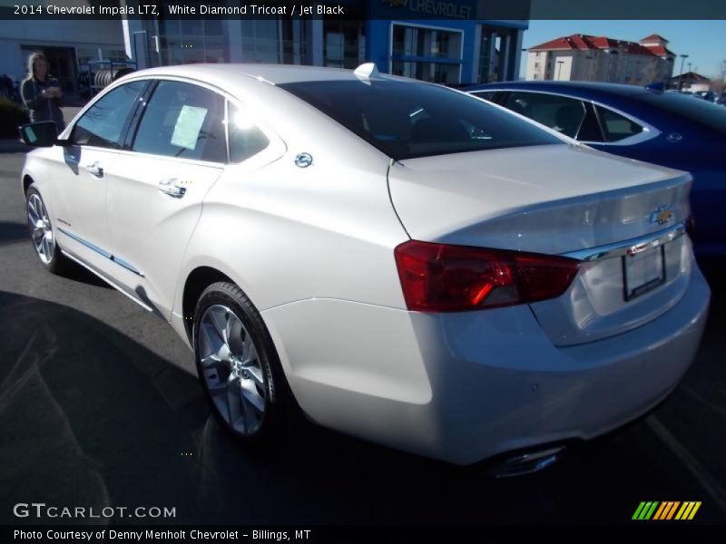 White Diamond Tricoat / Jet Black 2014 Chevrolet Impala LTZ