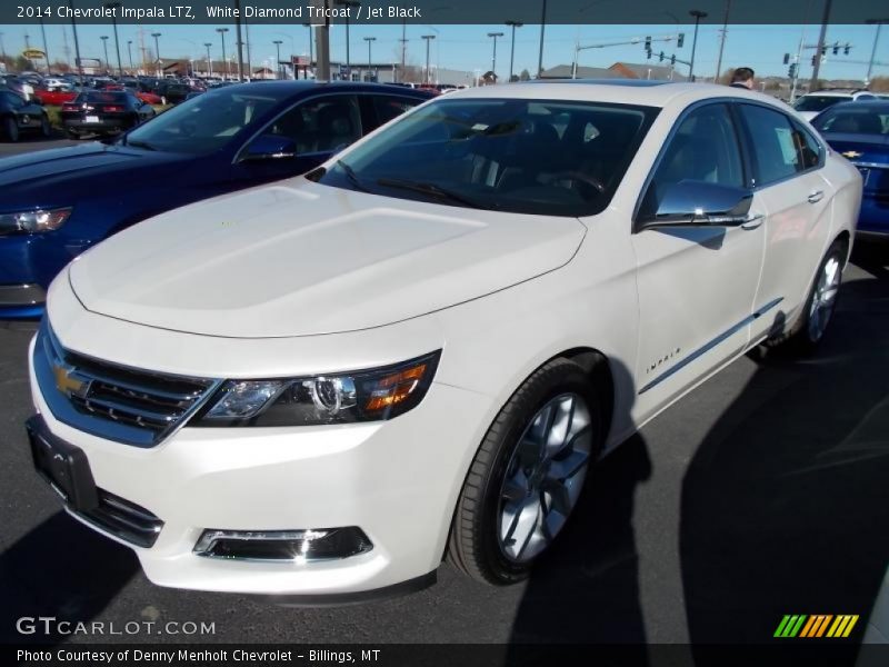 White Diamond Tricoat / Jet Black 2014 Chevrolet Impala LTZ