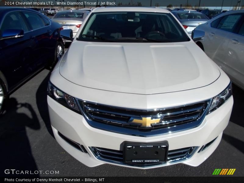 White Diamond Tricoat / Jet Black 2014 Chevrolet Impala LTZ