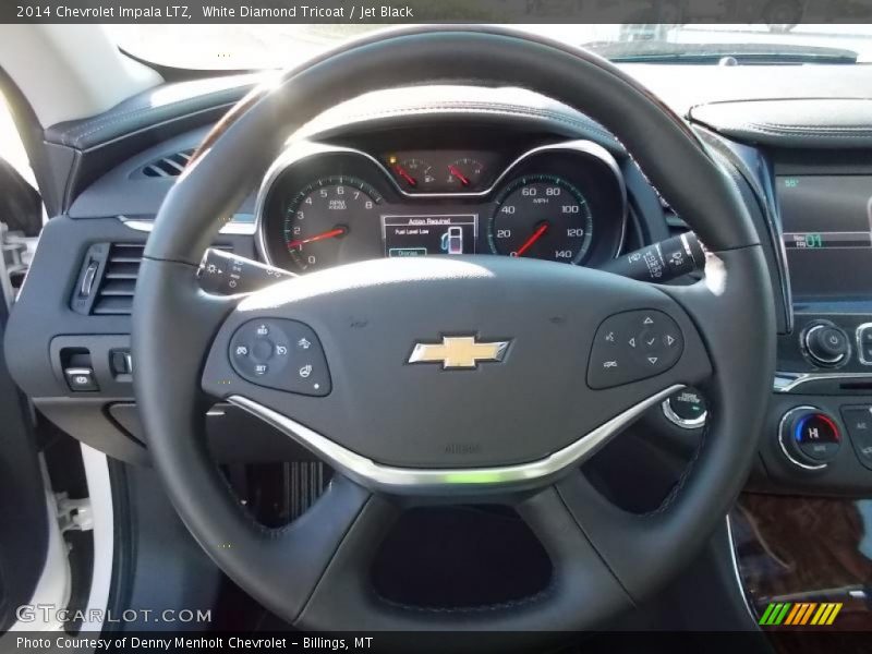 White Diamond Tricoat / Jet Black 2014 Chevrolet Impala LTZ