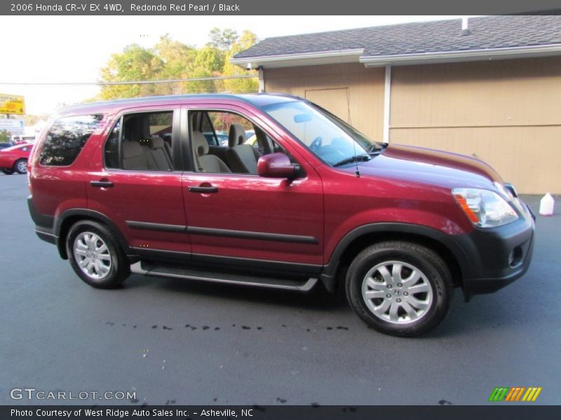 Redondo Red Pearl / Black 2006 Honda CR-V EX 4WD