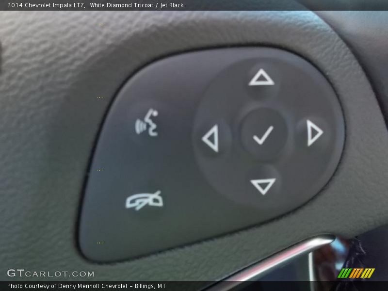 White Diamond Tricoat / Jet Black 2014 Chevrolet Impala LTZ
