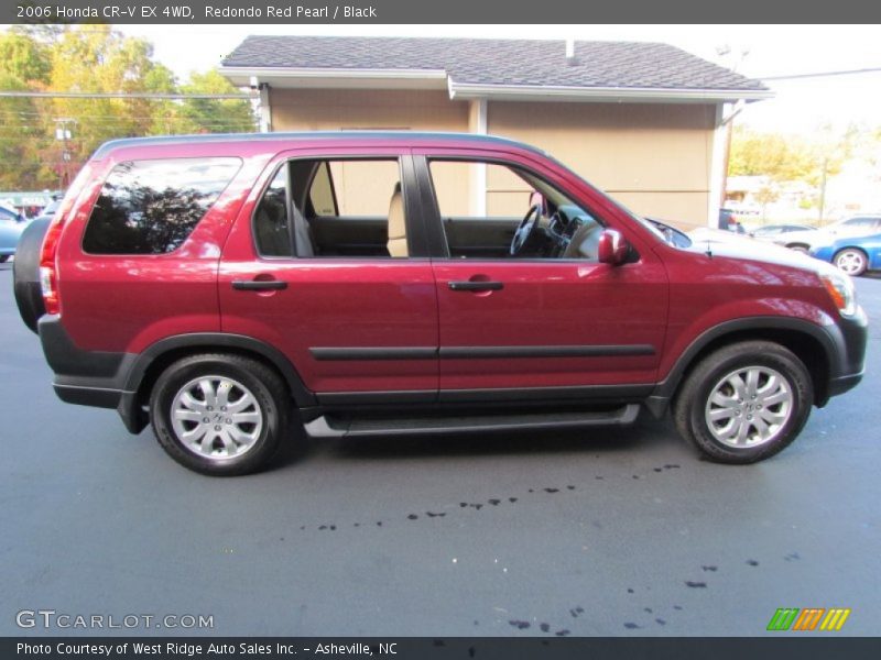 Redondo Red Pearl / Black 2006 Honda CR-V EX 4WD