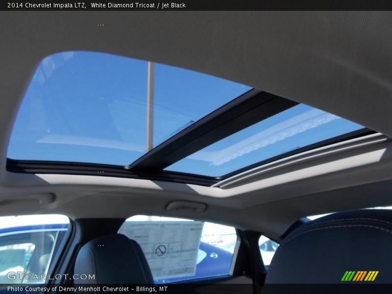 White Diamond Tricoat / Jet Black 2014 Chevrolet Impala LTZ