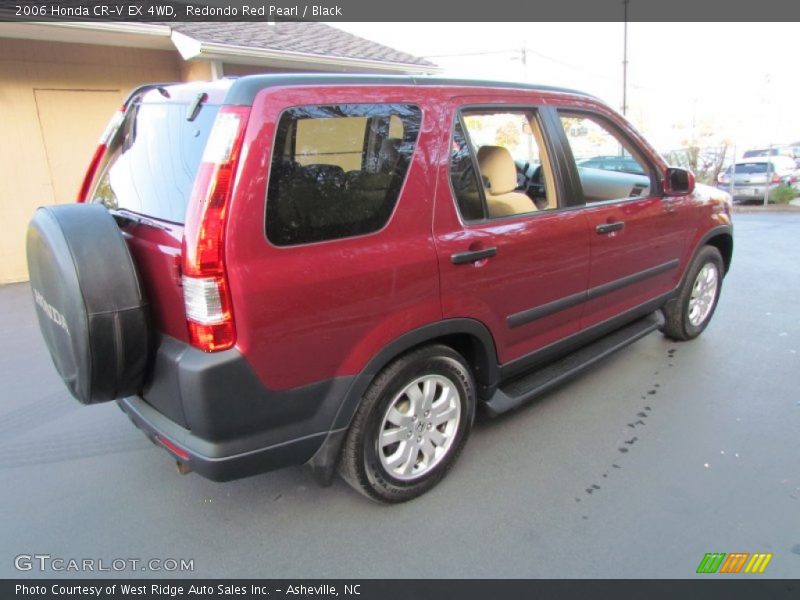 Redondo Red Pearl / Black 2006 Honda CR-V EX 4WD