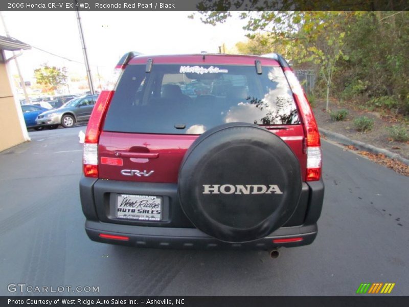 Redondo Red Pearl / Black 2006 Honda CR-V EX 4WD
