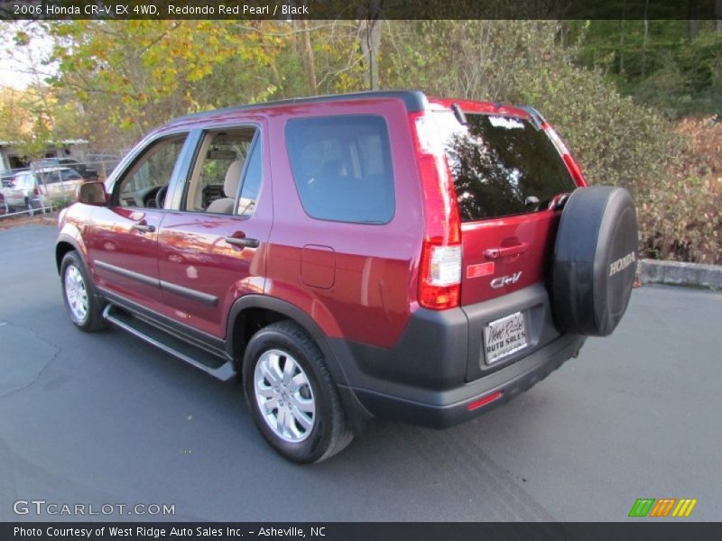 Redondo Red Pearl / Black 2006 Honda CR-V EX 4WD