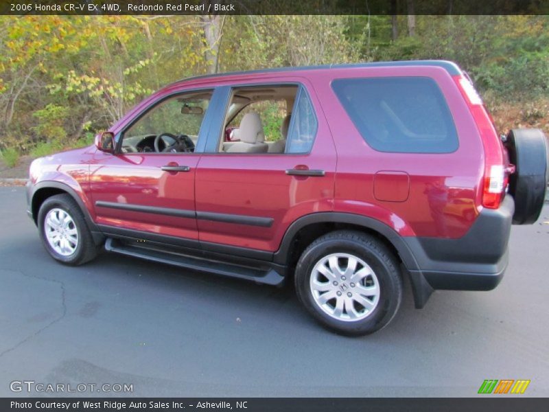 Redondo Red Pearl / Black 2006 Honda CR-V EX 4WD