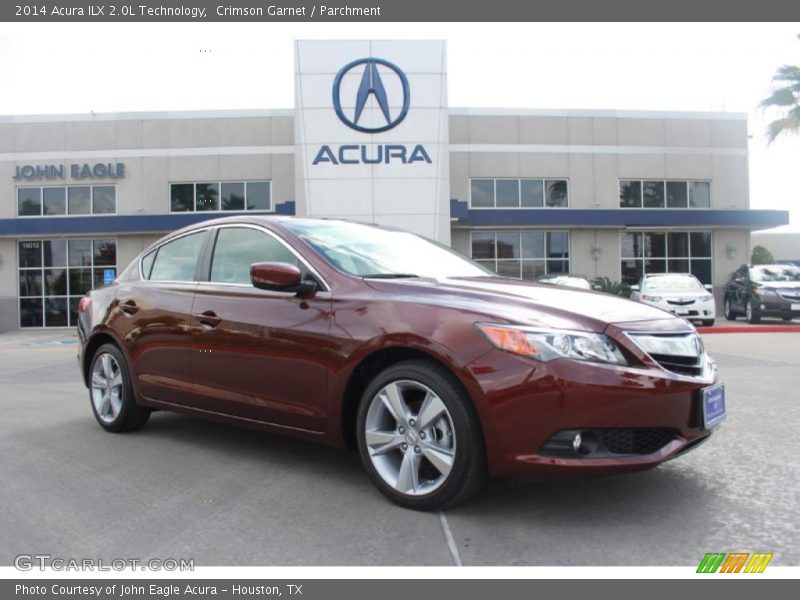 Crimson Garnet / Parchment 2014 Acura ILX 2.0L Technology