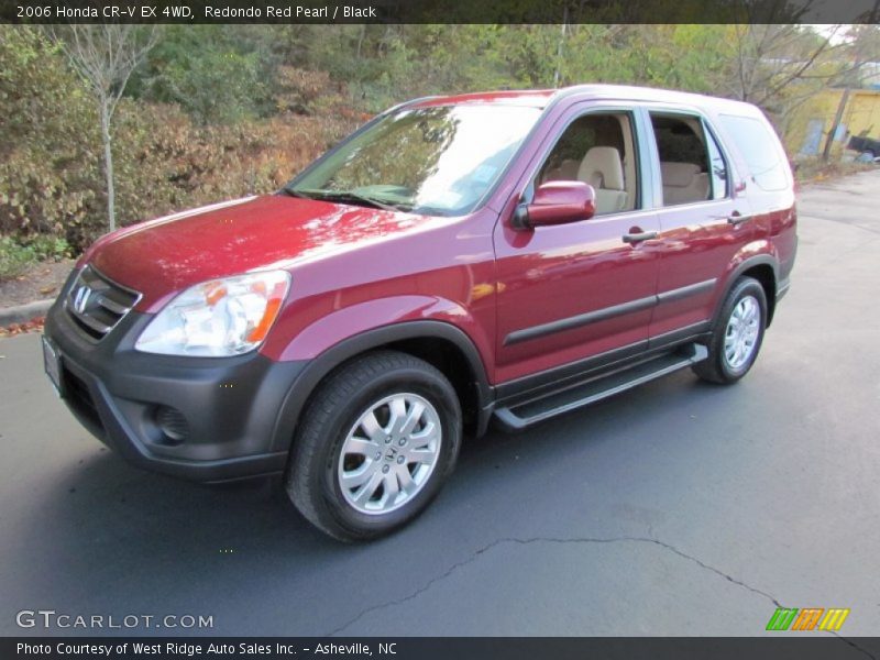 Redondo Red Pearl / Black 2006 Honda CR-V EX 4WD