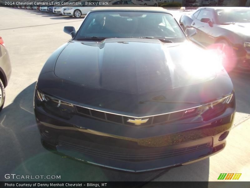 Black / Black 2014 Chevrolet Camaro LT/RS Convertible