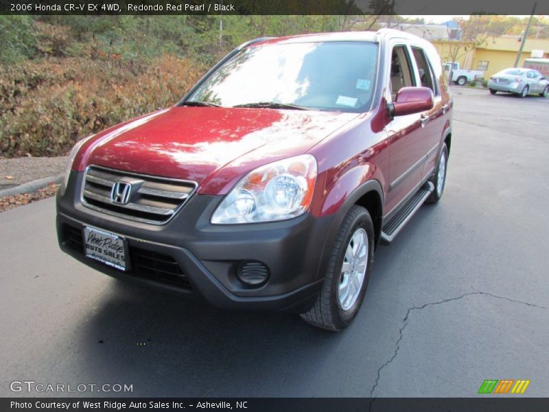 Redondo Red Pearl / Black 2006 Honda CR-V EX 4WD