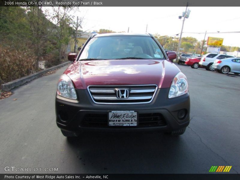 Redondo Red Pearl / Black 2006 Honda CR-V EX 4WD