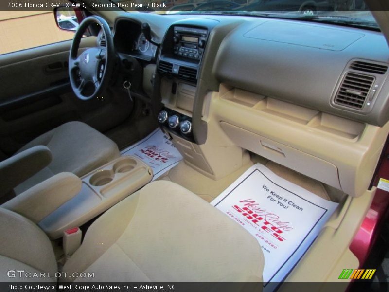 Redondo Red Pearl / Black 2006 Honda CR-V EX 4WD