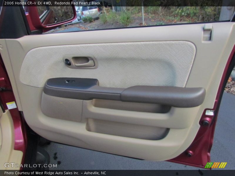 Redondo Red Pearl / Black 2006 Honda CR-V EX 4WD