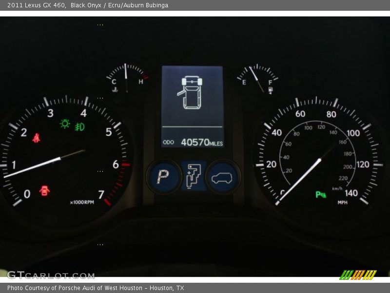 Black Onyx / Ecru/Auburn Bubinga 2011 Lexus GX 460