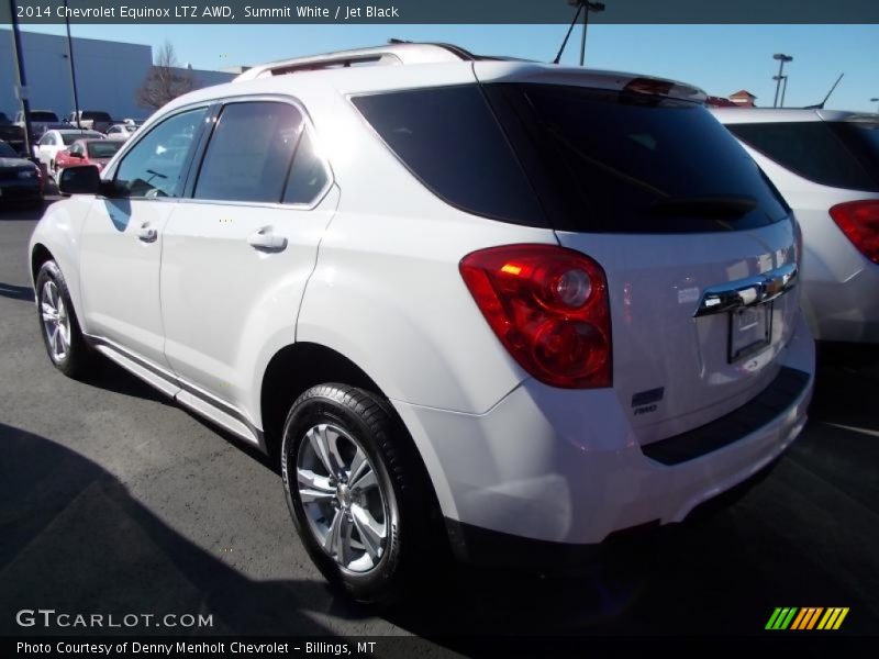 Summit White / Jet Black 2014 Chevrolet Equinox LTZ AWD