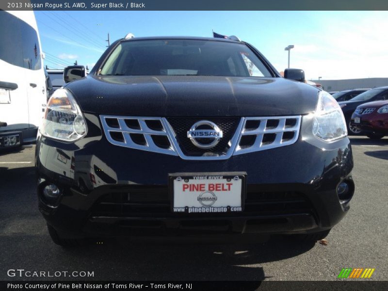 Super Black / Black 2013 Nissan Rogue SL AWD