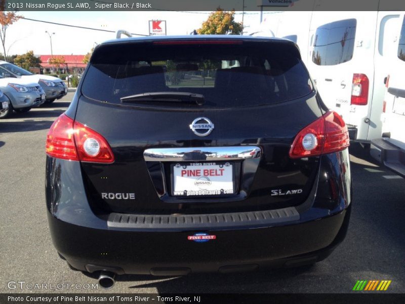 Super Black / Black 2013 Nissan Rogue SL AWD