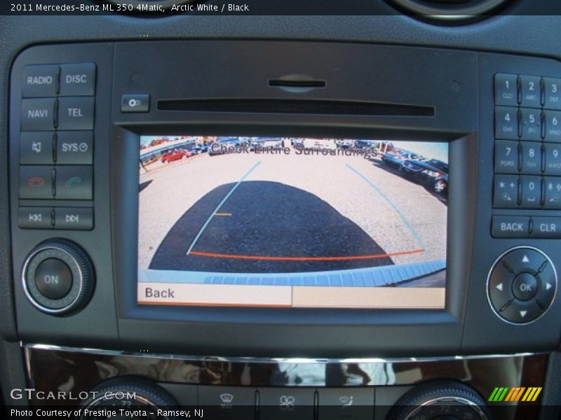 Arctic White / Black 2011 Mercedes-Benz ML 350 4Matic