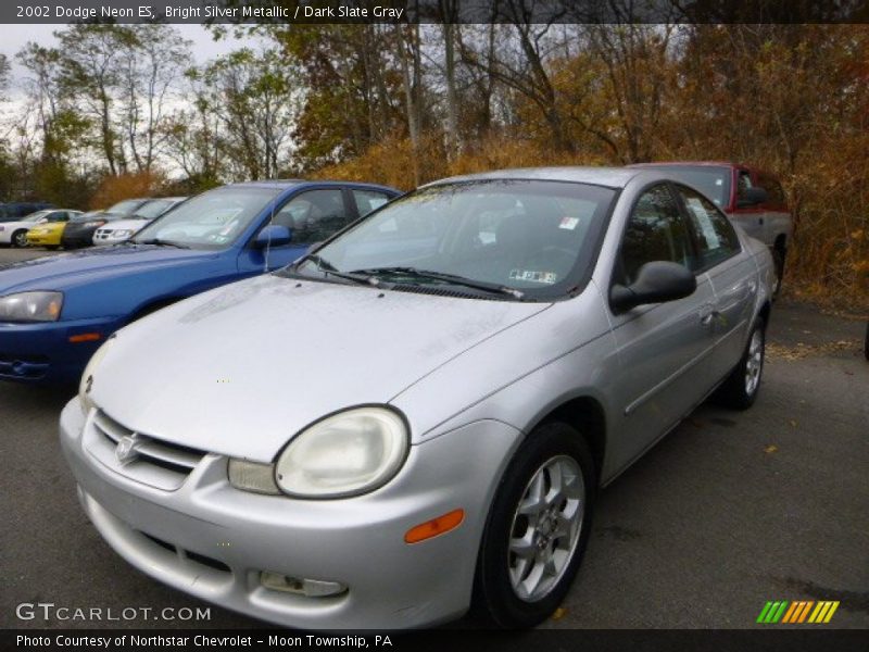 Bright Silver Metallic / Dark Slate Gray 2002 Dodge Neon ES