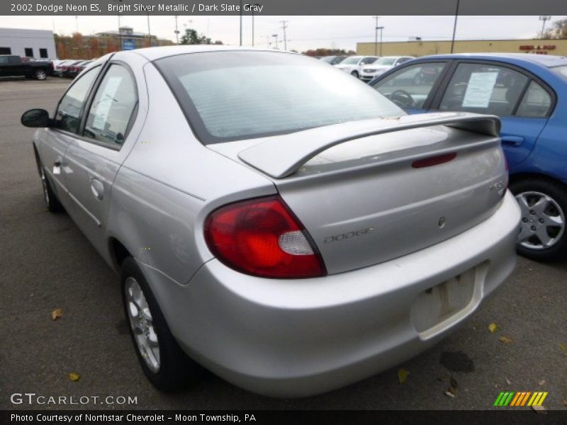 Bright Silver Metallic / Dark Slate Gray 2002 Dodge Neon ES
