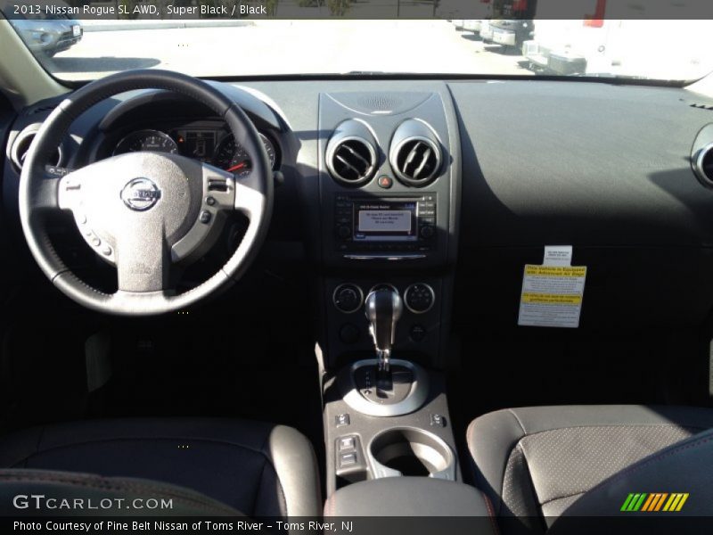 Super Black / Black 2013 Nissan Rogue SL AWD