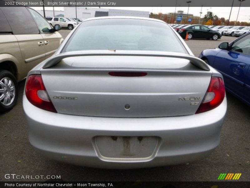 Bright Silver Metallic / Dark Slate Gray 2002 Dodge Neon ES