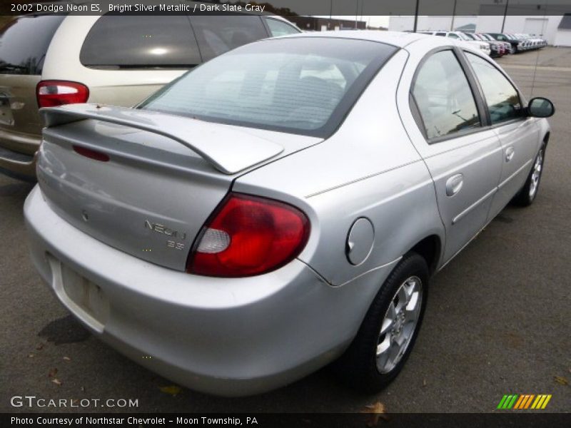 Bright Silver Metallic / Dark Slate Gray 2002 Dodge Neon ES