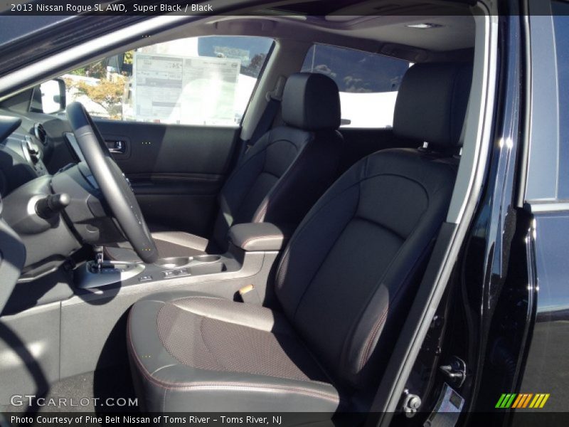 Super Black / Black 2013 Nissan Rogue SL AWD