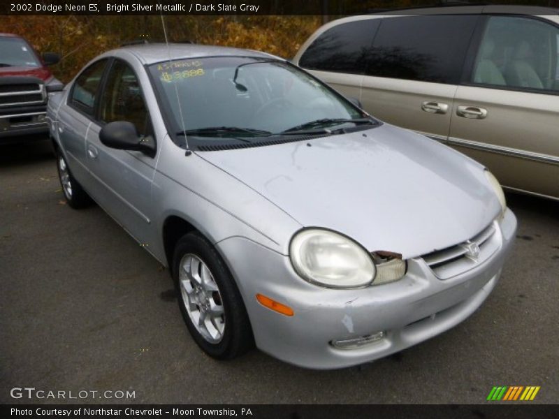 Bright Silver Metallic / Dark Slate Gray 2002 Dodge Neon ES