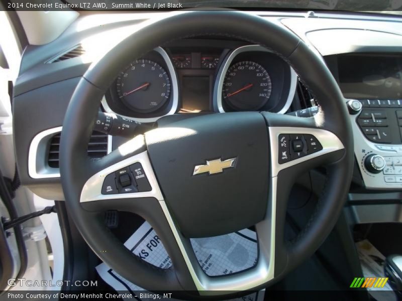 Summit White / Jet Black 2014 Chevrolet Equinox LTZ AWD