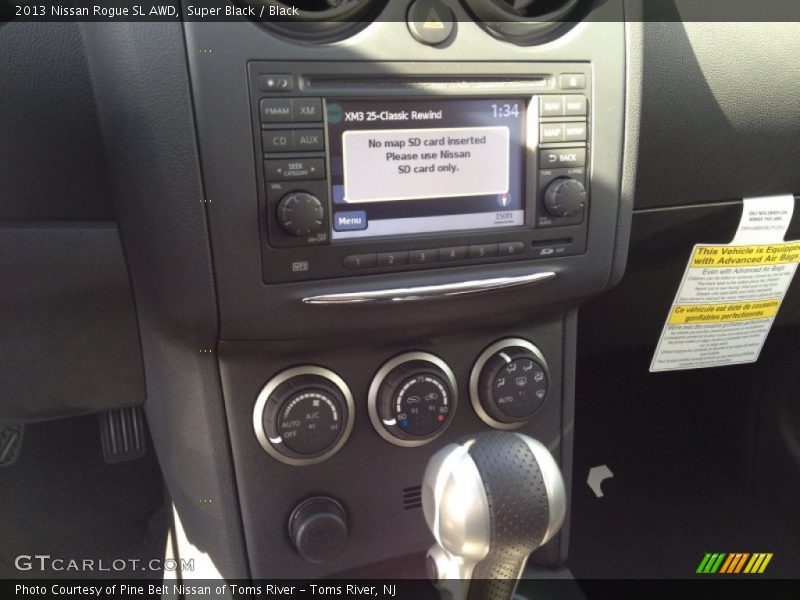 Super Black / Black 2013 Nissan Rogue SL AWD