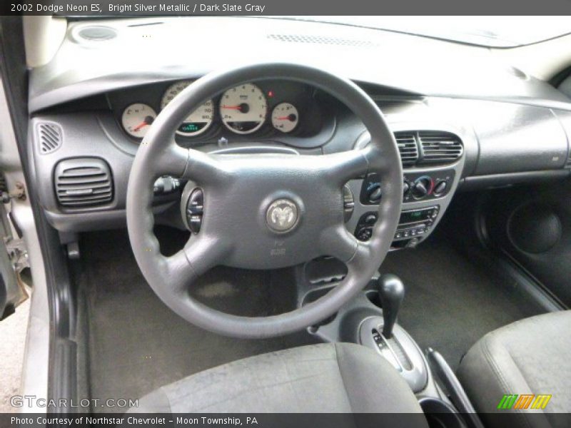 Bright Silver Metallic / Dark Slate Gray 2002 Dodge Neon ES