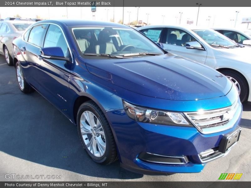 Blue Topaz Metallic / Jet Black 2014 Chevrolet Impala LT
